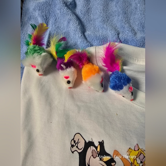 Cat Toys & Life is Better with a Cat Graphic T-Shirt! - Picture 3 of 3